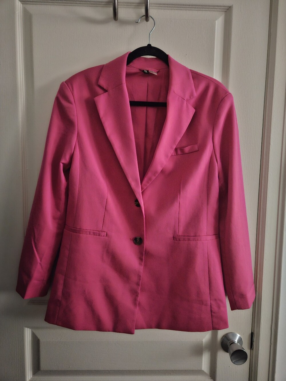 H&M Hot Pink Oversized Blazer- XS